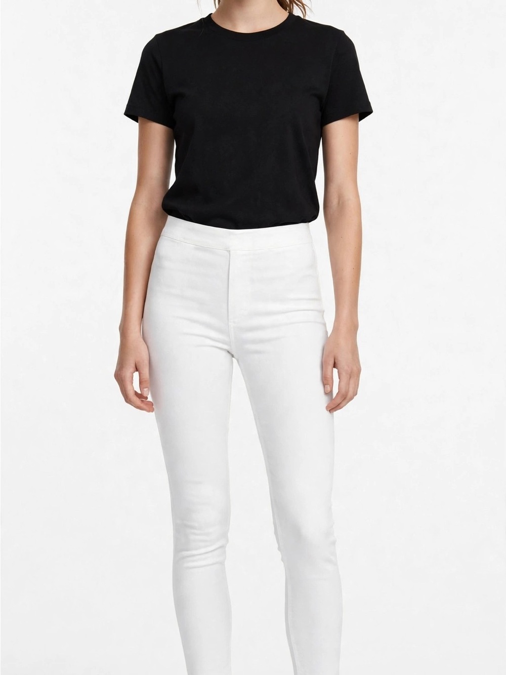 Talbots White High-Rise Jeggings